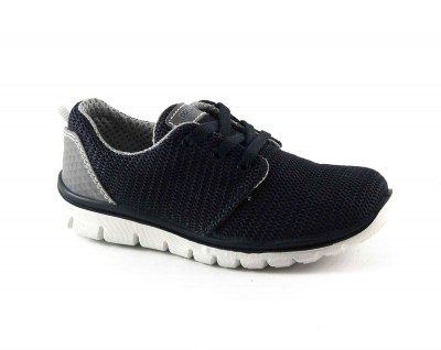 PRIMIGI 75850 blu scarpe bambino lacci sneaker basse tessuto 27/30
