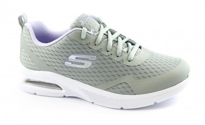 SKECHERS 302378L GRY gray grigio scarpe bambina sneakers lavabili laccio