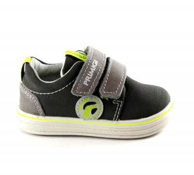 PRIMIGI 75381 grigio verde scarpe bambino sneaker bassa strappi