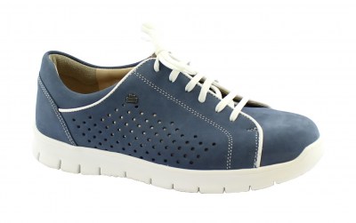 FINNCOMFORT 2858 PINEROLO electro blu scarpe donna comfort relax lacci