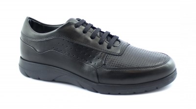 STONEFLY 216219 black nero scarpe uomo sneakers classica lacci pelle