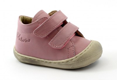 NATURINO COCOON 12904 rosa pink scarpe bambina strappi pelle