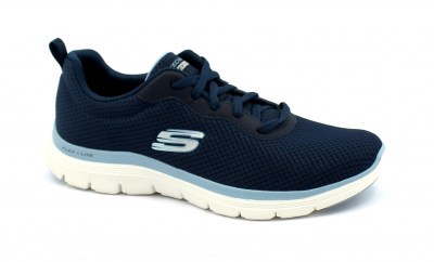 SKECHERS 149303 BRILLIANT VIEW navy blu scarpe donna sneakers lacci memory foam