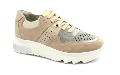 STONEFLY 216069 SPOCK 24 beige rosa scarpe donna sneakers lacci