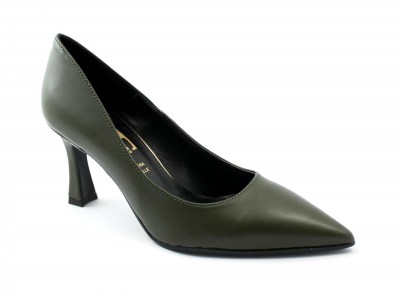 DIVINE FOLLIE 3350 verde scarpe decolletè donna punta tacco
