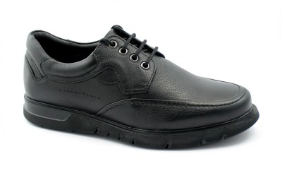MELLUSO U55156A nero scarpe uomo sneakers pelle lacci