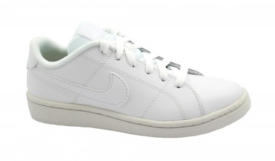 NIKE CU9038 WMNS COURT ROYALE white scarpe donna sneakers pelle lacci