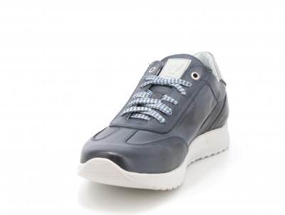 Melluso Sneakers in pelle blu u16233b