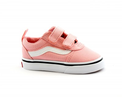 VANS WARD TF9DX1 pink rosa scarpe bambina sneakers strappi canvas