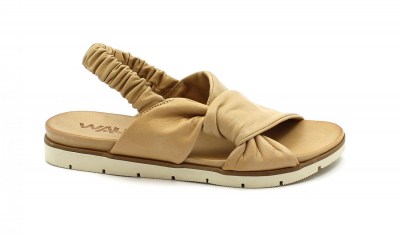 MELLUSO WALK K55131 cappuccino beige scarpe donna sandali pelle elastico comfort