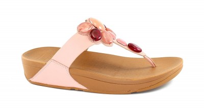 FITFLOP I49-535 HONEYBEE JEWELLED dusty pink rosa ciabatte infradito donna gemme
