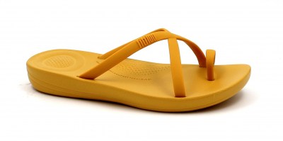 FITFLOP IQUSHION T50-684 baked yellow giallo ciabatte donna infradito