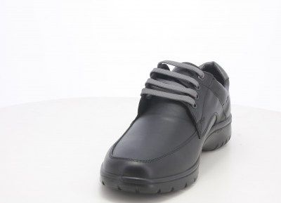 Melluso Sneakers stringata uomo in pelle nero u17124b