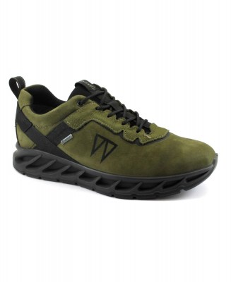 IGI&CO 2642022 bosco verde scarpe uomo sneakers lacci pelle gore-tex