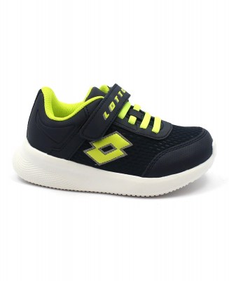 LOTTO 216891 Evobreeze blu scarpe bambino sneakers ginnastica strappo + elastici fresh fit
