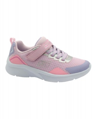SKECHERS 302348L PKMT pink multi scarpe bambina sneakers strappo elastico lavabili