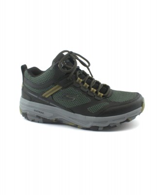 SKECHERS 220597 go run trail altitude black nero scarpe uomo sneakers water repellent