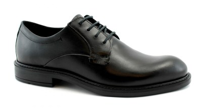 ECCO 640504 VIRTUS nero scarpe uomo classiche eleganti lacci pelle