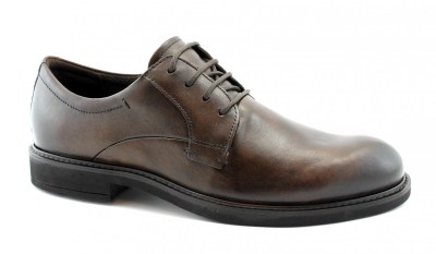 ECCO 640504 VIRTUS marrone scarpe uomo classiche lacci pelle elegante