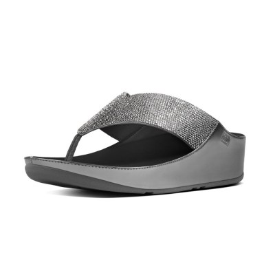 FitFlop CRYSTALL TM PEWTER CRYSTAL