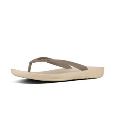 FitFlop IQUSHION FLIP FLOPS - LIGHT SAND MIX
