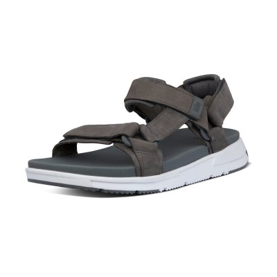 FitFlop SPORTY BACK STRAP SANDALS DEEP GREY