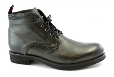 J.P. DAVID 34925/4 grigio scarpe uomo stivaletto polacchino lacci