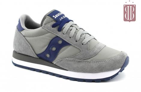 SAUCONY S2044-307 JAZZ ORIGINAL grigio blu scarpe uomo sneakers lacci