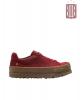 Art Company 1773 MICRO SUEDE RED/ BLUE PLANET    